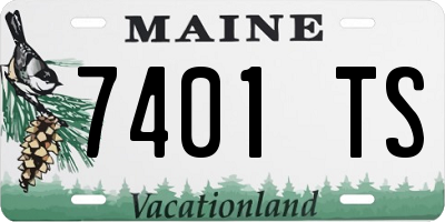 ME license plate 7401TS