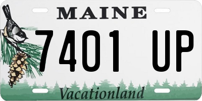 ME license plate 7401UP