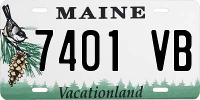 ME license plate 7401VB