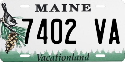 ME license plate 7402VA
