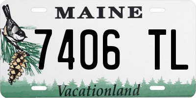 ME license plate 7406TL