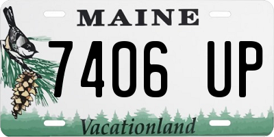 ME license plate 7406UP