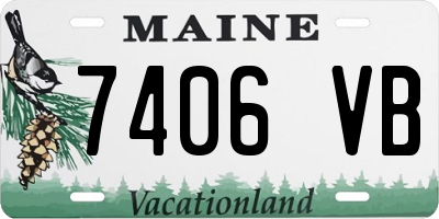 ME license plate 7406VB