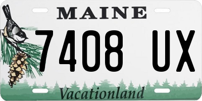 ME license plate 7408UX