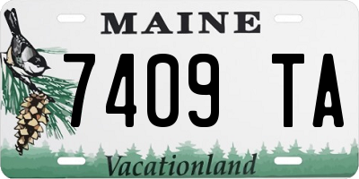 ME license plate 7409TA