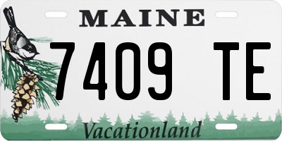 ME license plate 7409TE