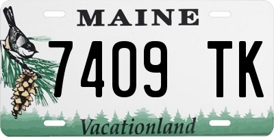 ME license plate 7409TK