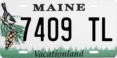 ME license plate 7409TL