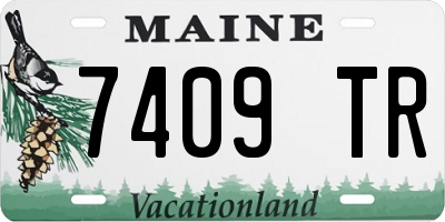 ME license plate 7409TR