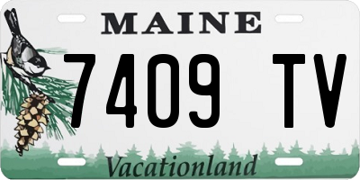 ME license plate 7409TV