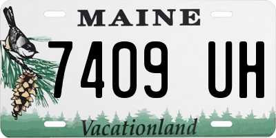 ME license plate 7409UH