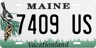 ME license plate 7409US