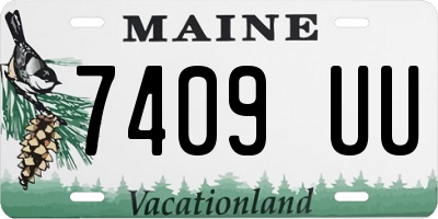 ME license plate 7409UU