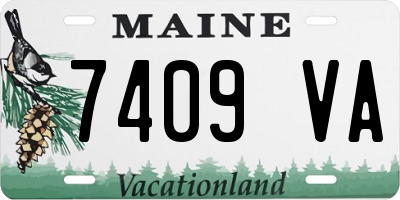 ME license plate 7409VA