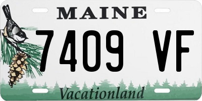ME license plate 7409VF