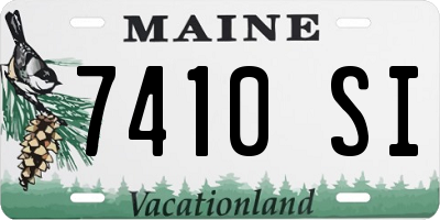 ME license plate 7410SI