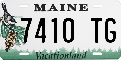 ME license plate 7410TG