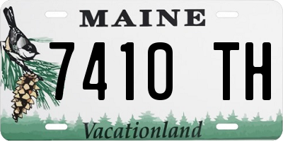 ME license plate 7410TH