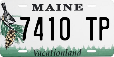 ME license plate 7410TP
