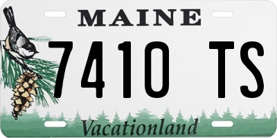 ME license plate 7410TS