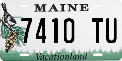 ME license plate 7410TU