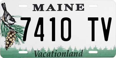 ME license plate 7410TV