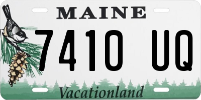 ME license plate 7410UQ