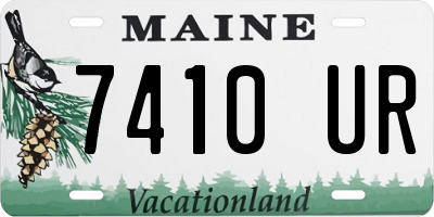 ME license plate 7410UR