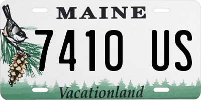 ME license plate 7410US