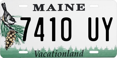 ME license plate 7410UY