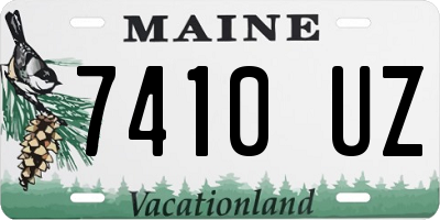 ME license plate 7410UZ