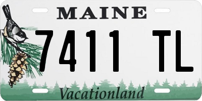 ME license plate 7411TL