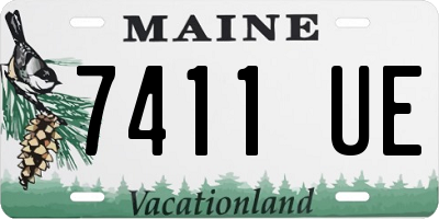 ME license plate 7411UE