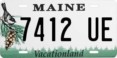 ME license plate 7412UE