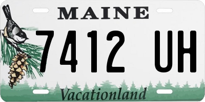 ME license plate 7412UH