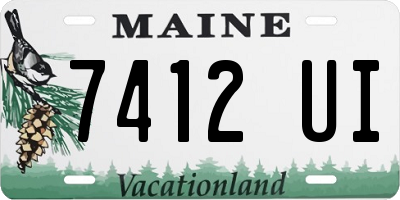 ME license plate 7412UI