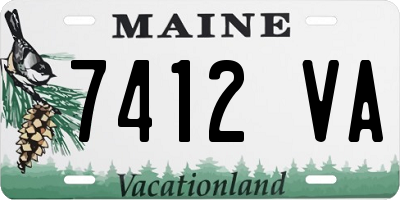 ME license plate 7412VA