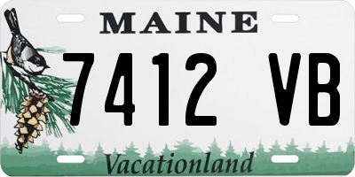 ME license plate 7412VB