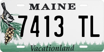 ME license plate 7413TL