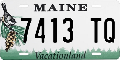 ME license plate 7413TQ