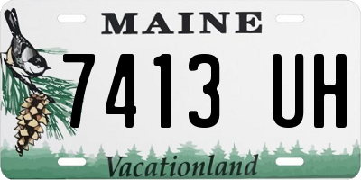 ME license plate 7413UH