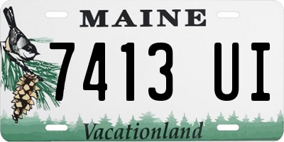 ME license plate 7413UI