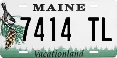 ME license plate 7414TL