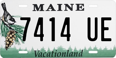 ME license plate 7414UE
