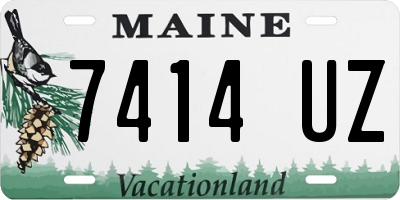 ME license plate 7414UZ
