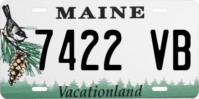 ME license plate 7422VB