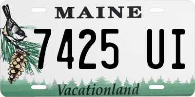 ME license plate 7425UI