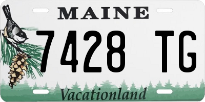 ME license plate 7428TG