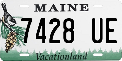 ME license plate 7428UE