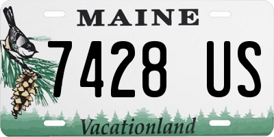 ME license plate 7428US